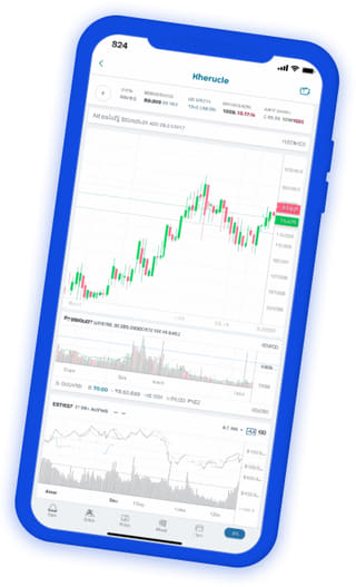 Live portfolio dashboard of the Delta Equimere crypto trading app